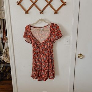 Urban outfitters floral romper